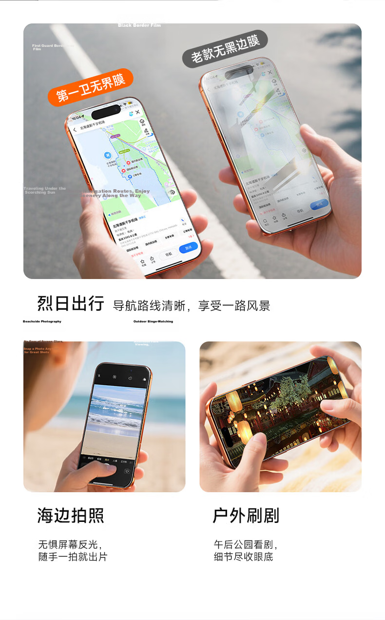 First Guard [AR Anti-Reflective Coating] Tempered Glass Screen Protector for iPhone 16/15, Full Coverage, No Black Edges, High Definition, Dustproof, Cleanroom Protection Film 14