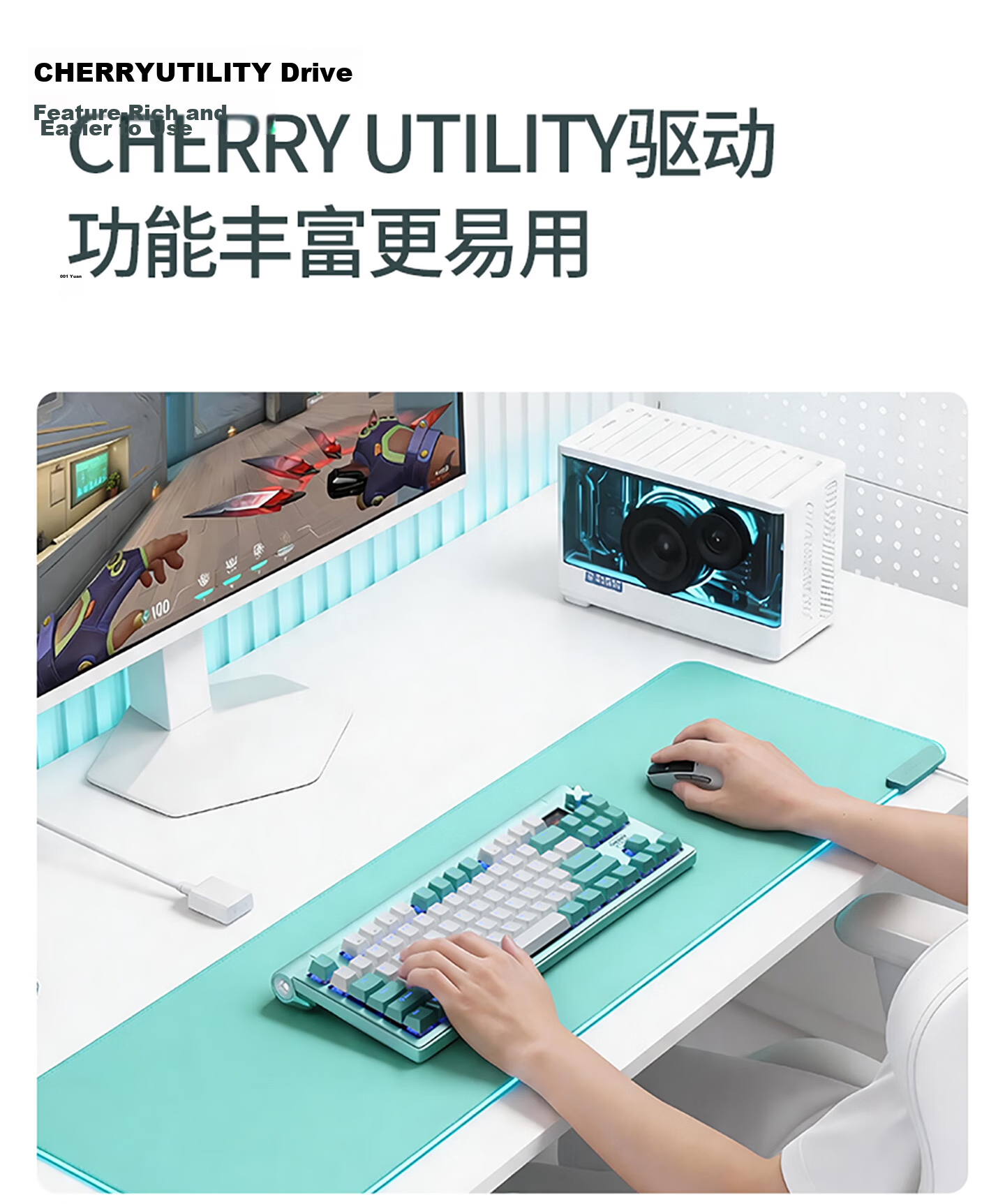 CHERRY MX8.3 PRO Orange Black Wireless Mechanical Keyboard Customizable Hot-Swappable RGB Bluetooth Tri-Mode Aluminum PUBG Valorant Delta Gaming 15