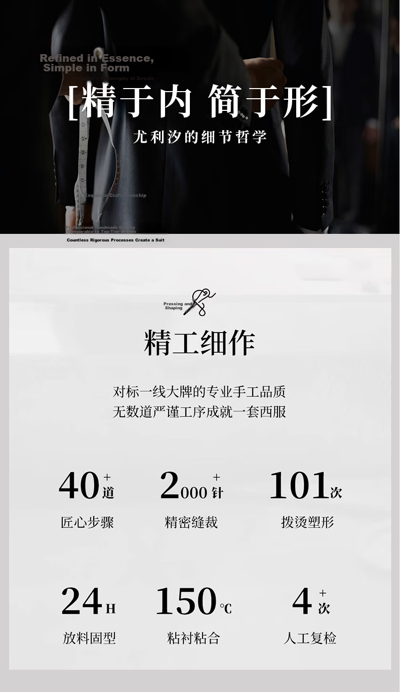 Yulixi Gray Women's Suit Set High-End Professional Formal Slim Fit Wrinkle-Free Blazer for Petite Interview and Commuting 8
