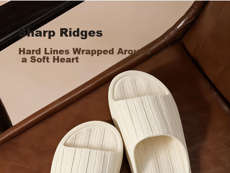 YouDiao Women's Leather Texture Slippers Lightweight Luxury Soft Sole Silent Odor-Resistant Summer Bathroom Shower Non-Slip Indoor Home Slippers 5