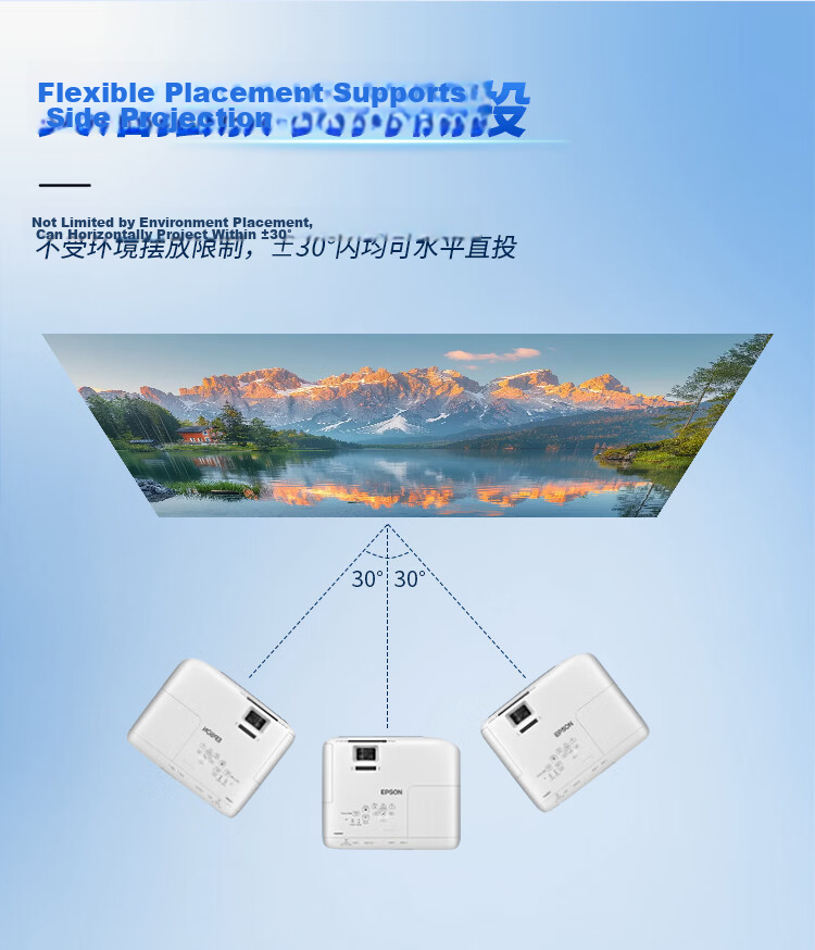 EPSON CO-W01 Office Projector Bedroom Home Projector Online Class Recommended Portable Smart Cinema (High Brightness WXGA 2-Year Warranty) 21
