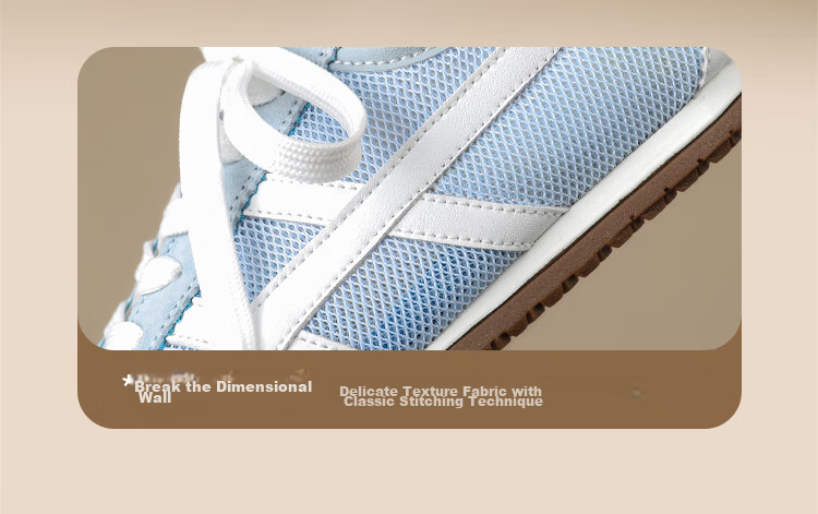 ZHR ZEZEDER Women's Summer Mesh Breathable White Lightweight Flat Sports Shoes BT102PE Silver 38 3