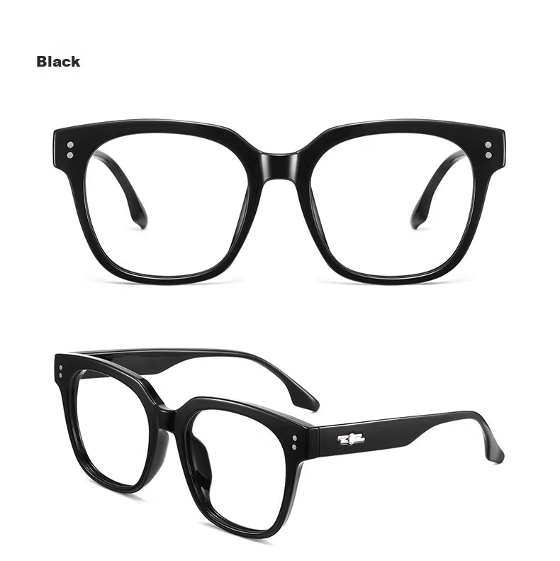 Murata Inao Blue Light Blocking Glasses Myopia Eyewear Fashionable Black Frame Face Slimming Natural Look Bright Black 300 Degree 13