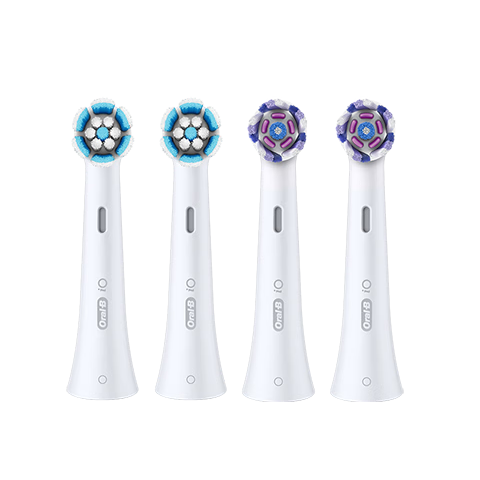 Oral-B German Imported Adult Electric Toothbrush Heads Original IO Series, 4-Piece Combination Pack, Whitening Type + Gentle Care Type, Oral Care And Gum Protection [Genuine Brush Heads]
