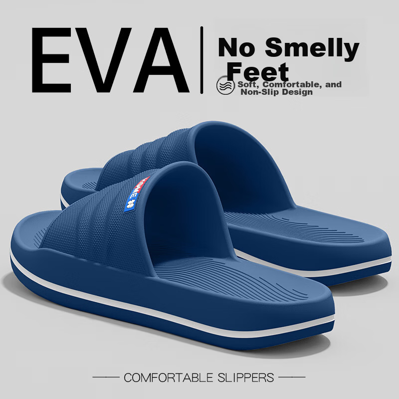 Gojaman Men's Summer 2026 New Indoor Home Bathroom Non-Slip Odor-Resistant Couple Slippers Women's Outdoor Sandals 1