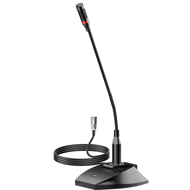 SAST Computer Microphone Condenser Mic Conference Tabletop Broadcast Microphone Wired Gooseneck Laptop Desktop Online Class Live Streaming Video Conference Engineering Training H7 Karagon 6.5/3.5