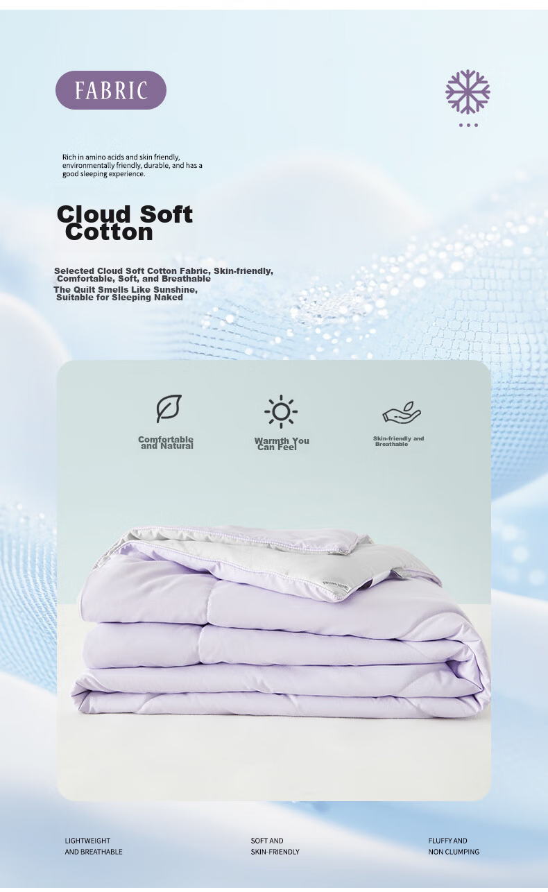 KINTHERI Purple Qi Donglai Air Conditioning Quilt JB-1525 200×230cm 7