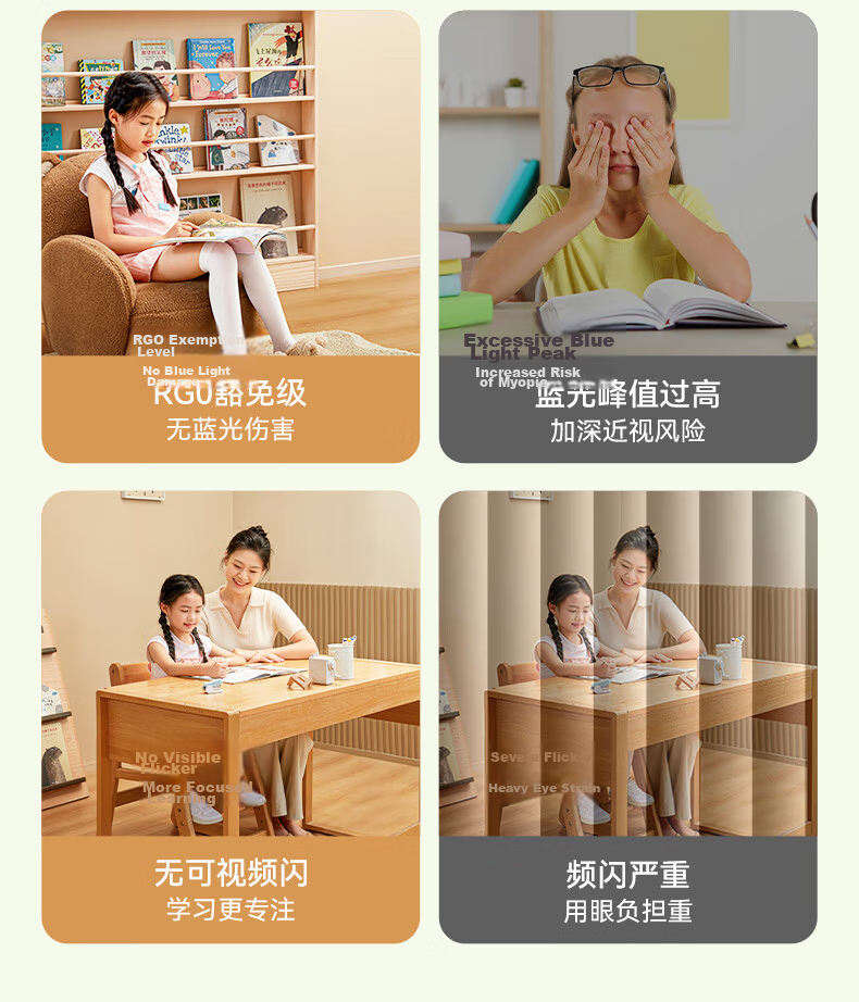 NVC Nordic Ceiling Light 2026 New Full Spectrum Eye Protection Ceiling Light Bai Youran Lite 60W Bedroom Round Lamp 10
