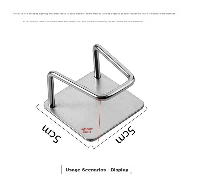 Banwu Life 304 Stainless Steel Sponge Draining Rack Kitchen Sink Storage Rack Dishwashing Sponge Holder Dishcloth Storage 3