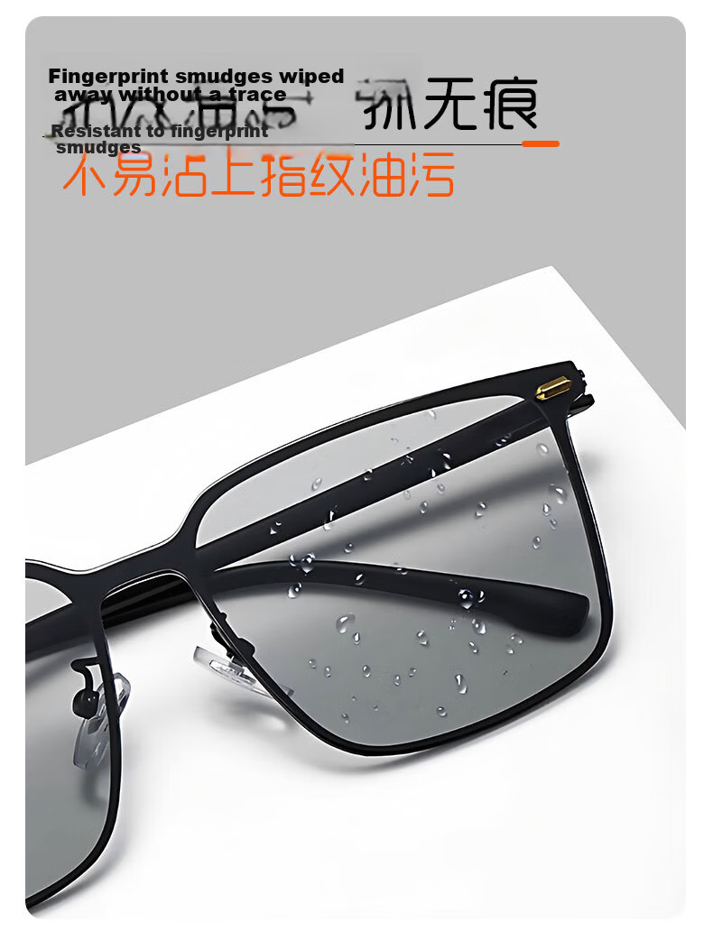 Kousu Polarized Square Sunglasses for Men and Women, UV Protection Driving and Fishing Glasses 4