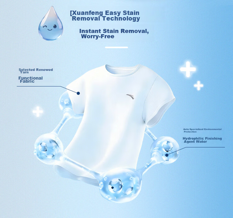 Anta Kids Summer 2026 Quick-Dry Sports Set Boys Short Sleeve T-Shirt and Shorts Fashion Two-Piece Set A72625701 5
