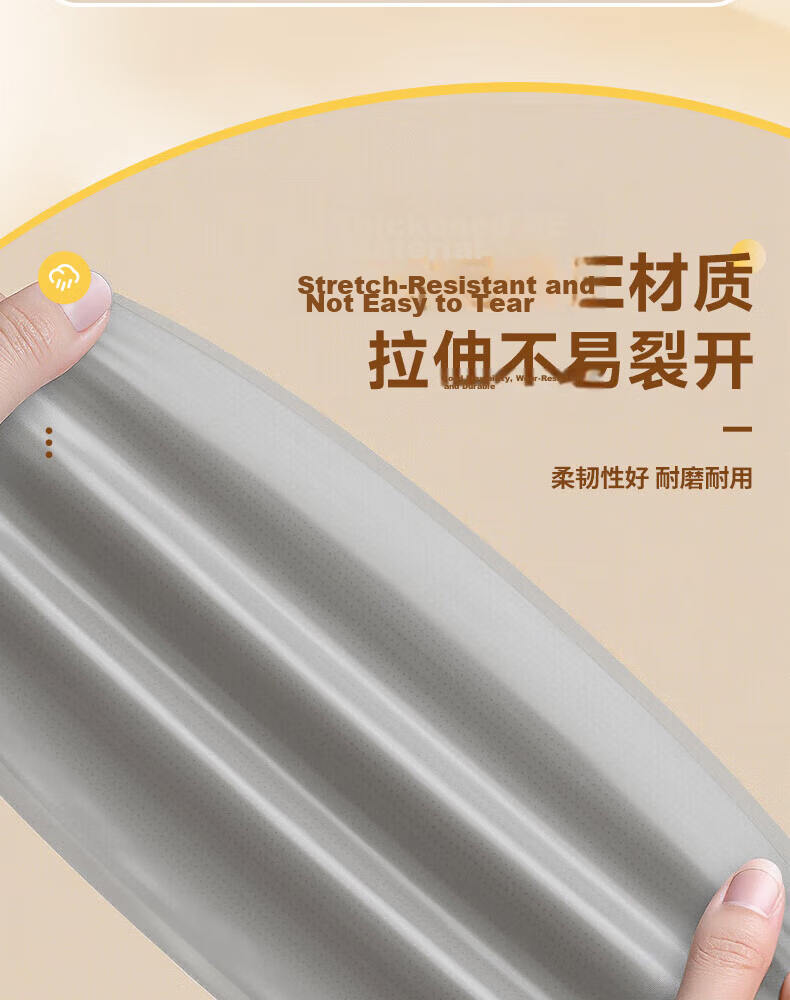 Unokang Disposable Waterproof Rain Shoe Covers Thickened Non-slip Wear-resistant Extended Long Boots for Children and Adults Unisex Gray 9
