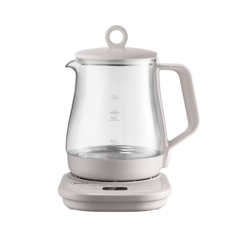 Midea Health Pot with 14 Wellness Functions, 1.5L Large Capacity, 24-Hour Smart Reservation, 304 Stainless Steel Tea Kettle MK-YSN1510G