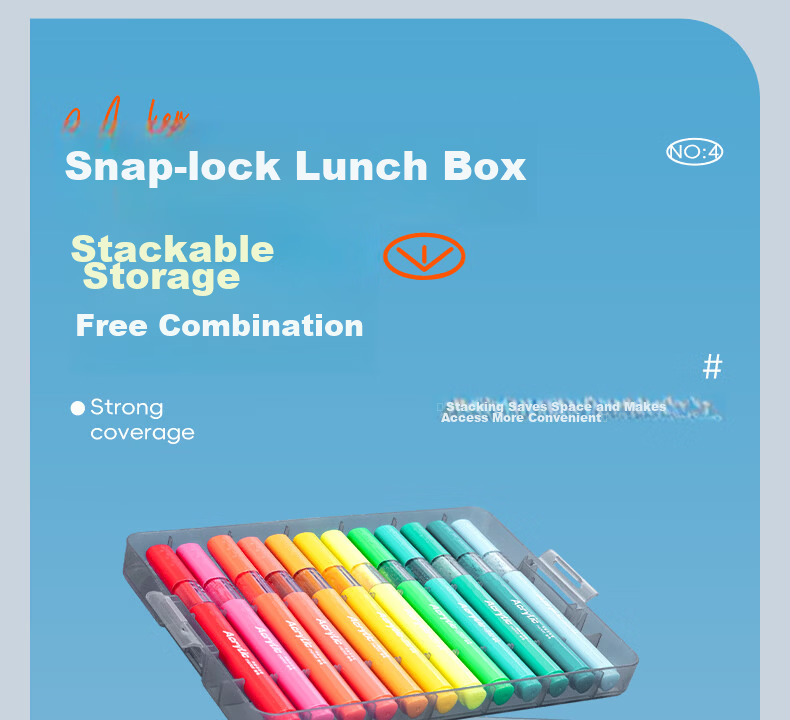 M&G Stationery, 24-Color Acrylic Markers, Miffy Stamp, Student And Children's Drawing Pens, Highlighters, Graffiti And Sketching Pens, Birthday And Graduation Gift, FPMT8110 10