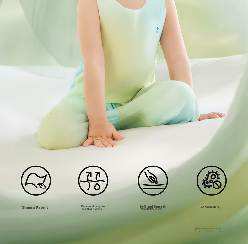 Babycare Natural Cool Sleeveless Top Baby Homewear Short Sleeve Tank Summer Ice Grape 110 3