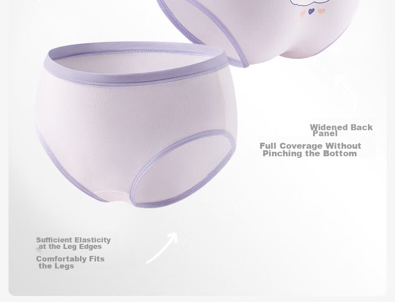 Niduoxiong Children's Underwear, Pure Cotton, Girls' Triangle Panties, Baby Girl Shorts, Toddler And Young Girl Shorts, No Wedgie 13