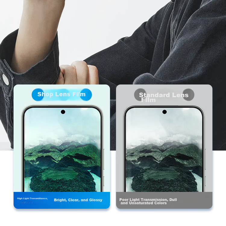 KOOLIFE [Value Pack of 2] Compatible with Huawei nova16 Pro Lens Protector Film, Rear Camera Protective Film for nova16pro, AR Anti-Reflective, Ultra-Thin, High-Definition, Drop-Resistant, Anti-Finger 8