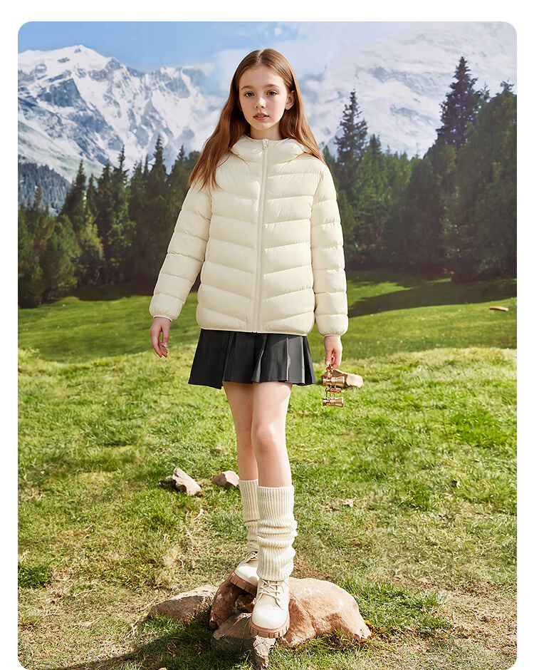 BALABALA [BalaOne] Children's Lightweight down Jacket, Boys And Girls Winter Coat 2026 Triple Protection Outerwear 51