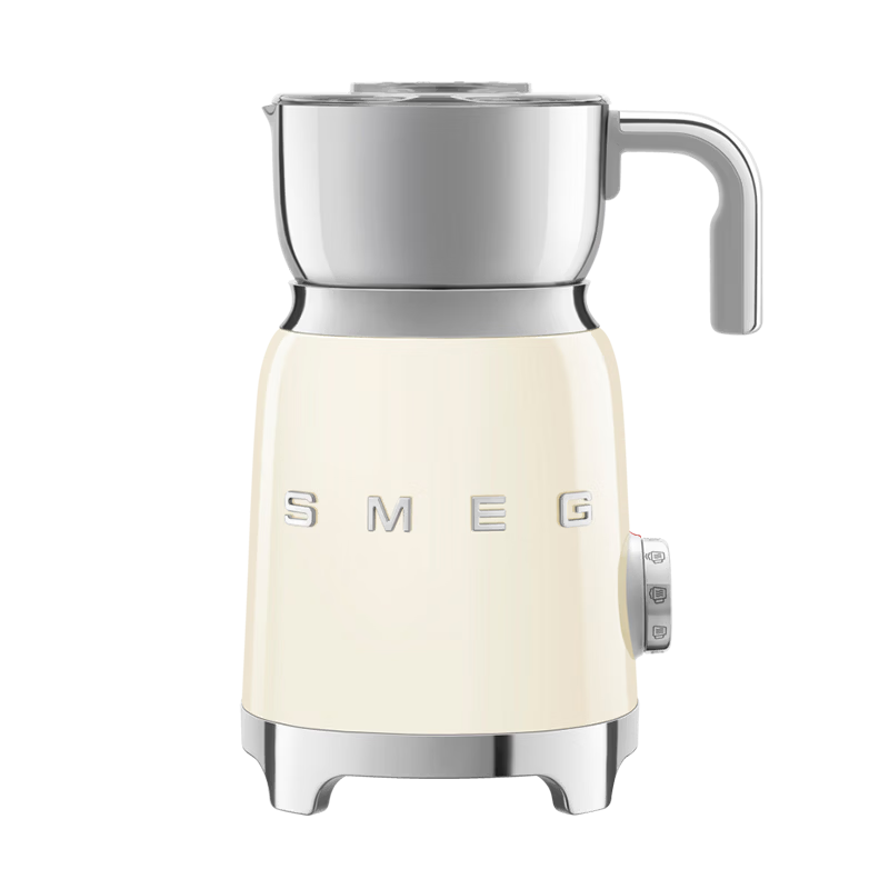 SMEG Fully Automatic Milk Frother Retro Hot and Cold Dual-Use Electric Large Capacity Coffee Milk Frother Hot Milk Hot Cocoa MFF11 Birthday Gift JD Self-operated