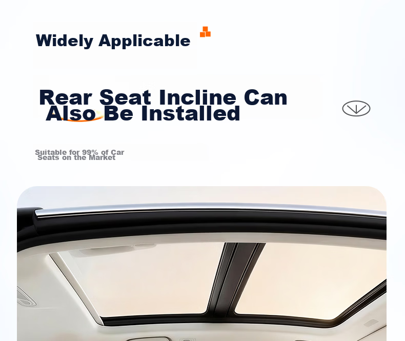 Huiduoduo Car Rear Seat Sleeping Mat Foldable Mattress Backseat Sleeping Aid Travel Cushion Support 13