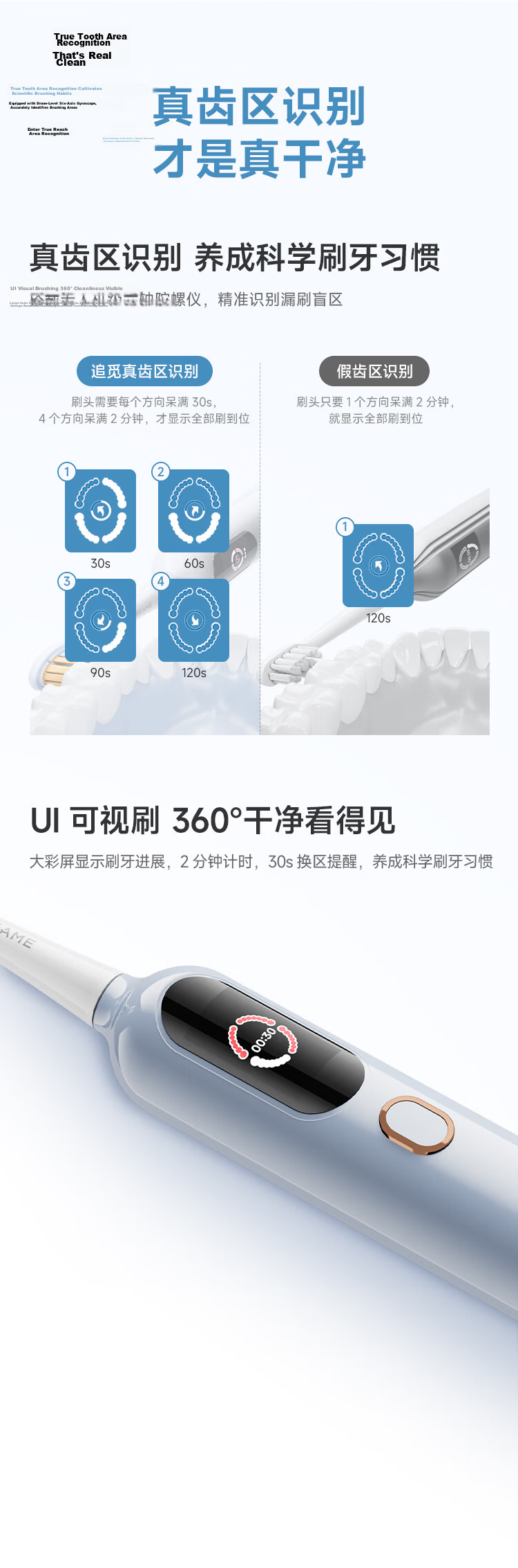 Dreame [CR7 Edition] Sonic Vibration Electric Toothbrush F02 Pro Sakura Pink Price Guarantee Practical Gum Care Portable Kids Gift for Boys Girls Couples Birthday Present 11