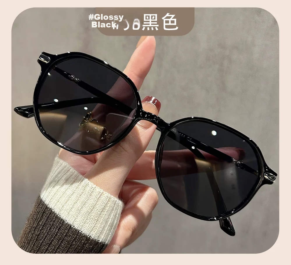 AMORAYS 2026 New Polarized Sunglasses for Women High-End Sun Protection Small Face UV Protection Pink 3
