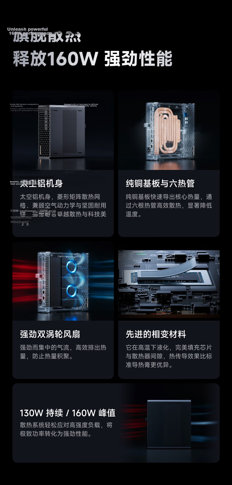 Mingfan N5 MAX AMD AI Max+395 64GB+128GB Mini Workstation Desktop Computer NAS High-Performance Enterprise AI PC with 10Gb Ethernet Port 13