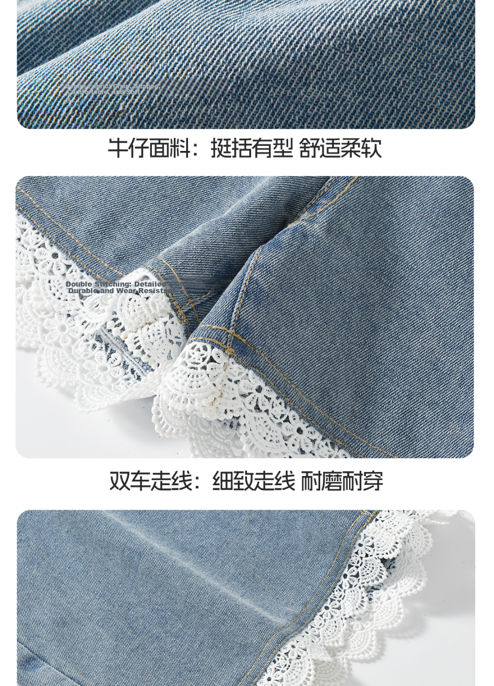 Disney Kids Short Sleeve Set 2026 Summer New Stylish Korean Version Girls Denim Shorts Trendy Girls Summer Outfit 10