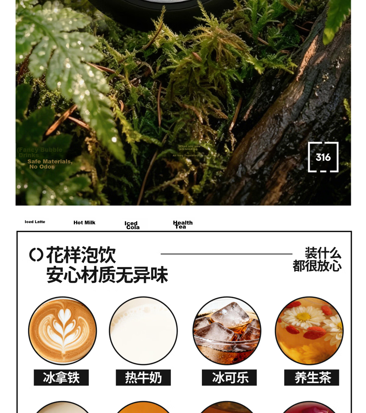 ERM Insulated Large Capacity 316 Stainless Steel Straw Cup Summer Portable Outdoor Sports Water Bottle 26 New Model 11