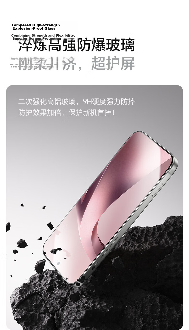Langke [2-Pack] Tempered Glass Screen Protector for Xiaomi 17T, Full-Screen Ultra-Thin HD Anti-Fingerprint Drop-Resistant Scratch-Resistant Dustproof Phone Protective Film 6