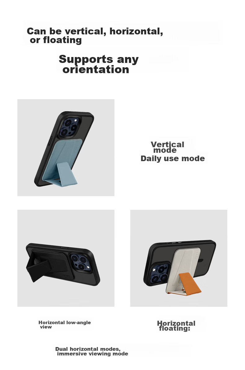 LALO Cardless Quick Swipe Magnetic Card Holder Phone Stand Invisible Desktop Ultra-thin Access Card Holder for Bus and High-speed Rail 10