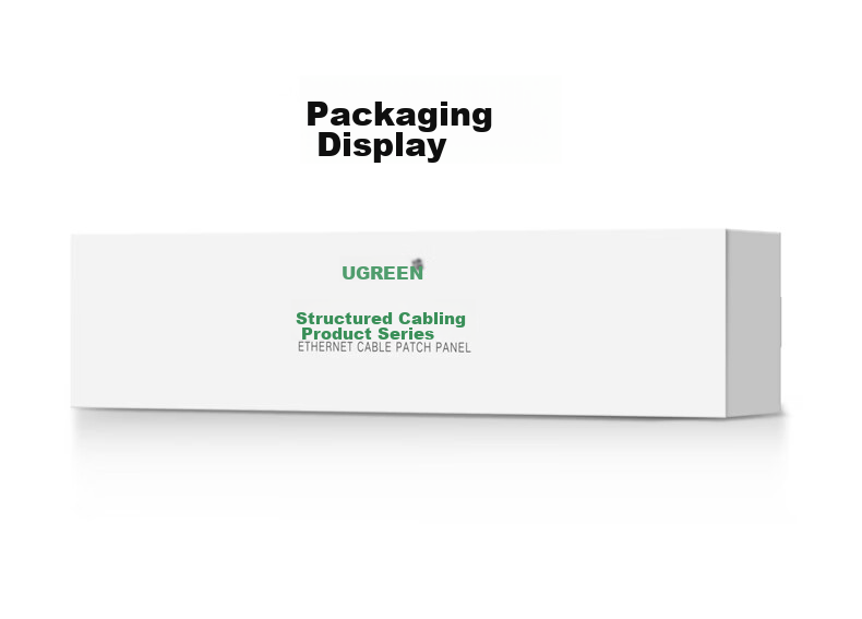 UGREEN 24-Port Patch Panel 19-Inch 1U Rack-Mount Network Cable Management Frame 70424 22