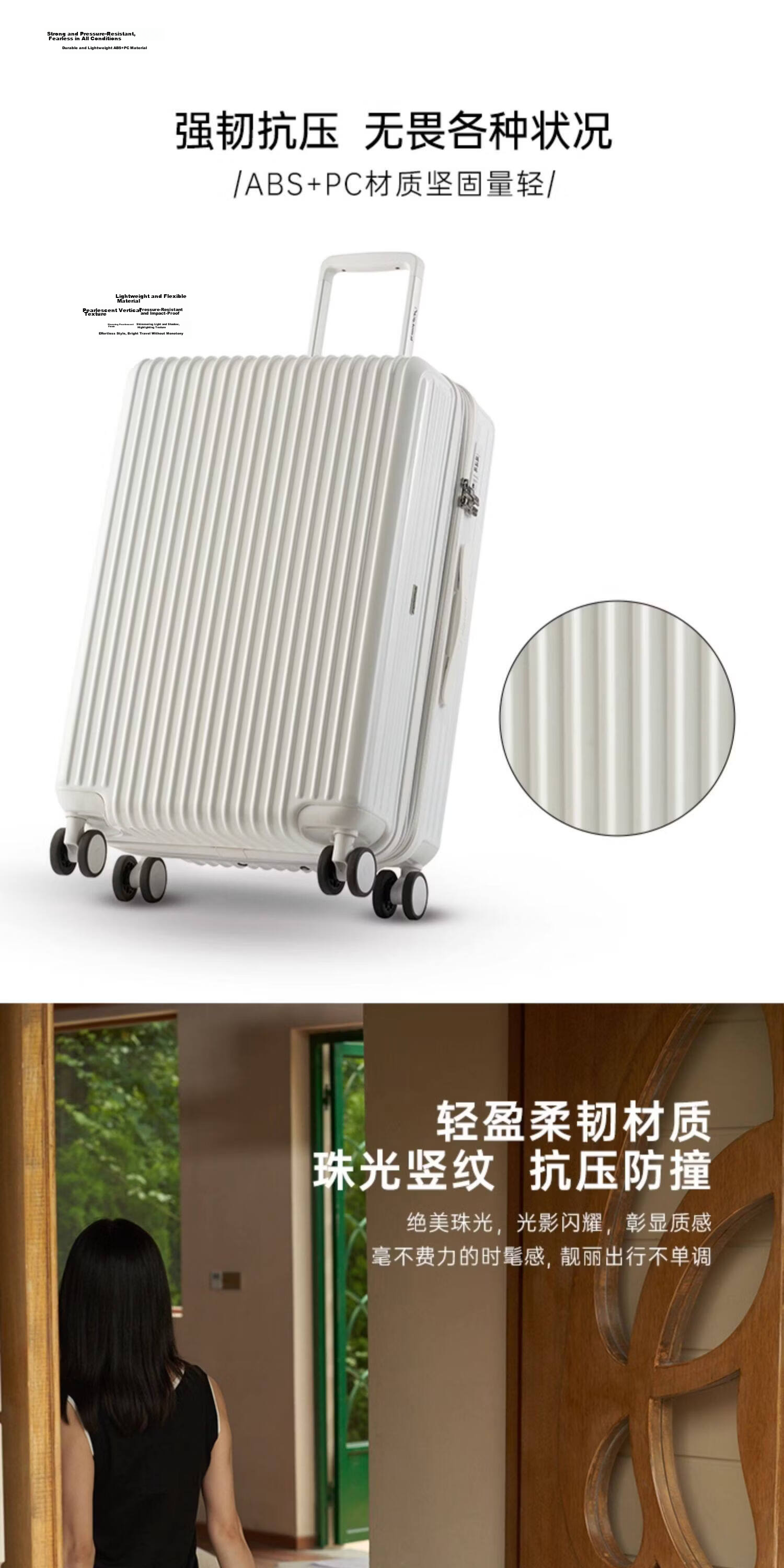 Diplomat Large Capacity Travel Luggage Women's Suitcase TC-928 Mint Green 25 Inch 13
