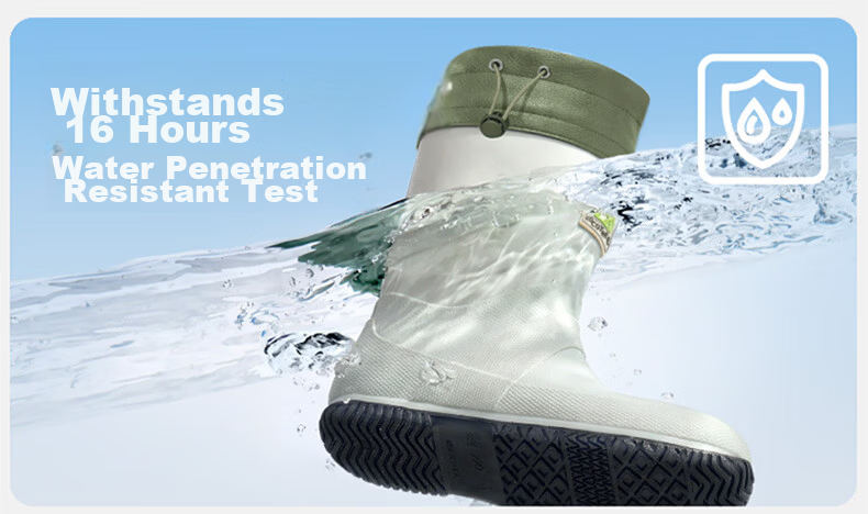 Kocotree KK Tree Kids Rain Boots Non-Slip Lightweight Boys Girls Long Rain Boots Toddler Waterproof School Shoes 16