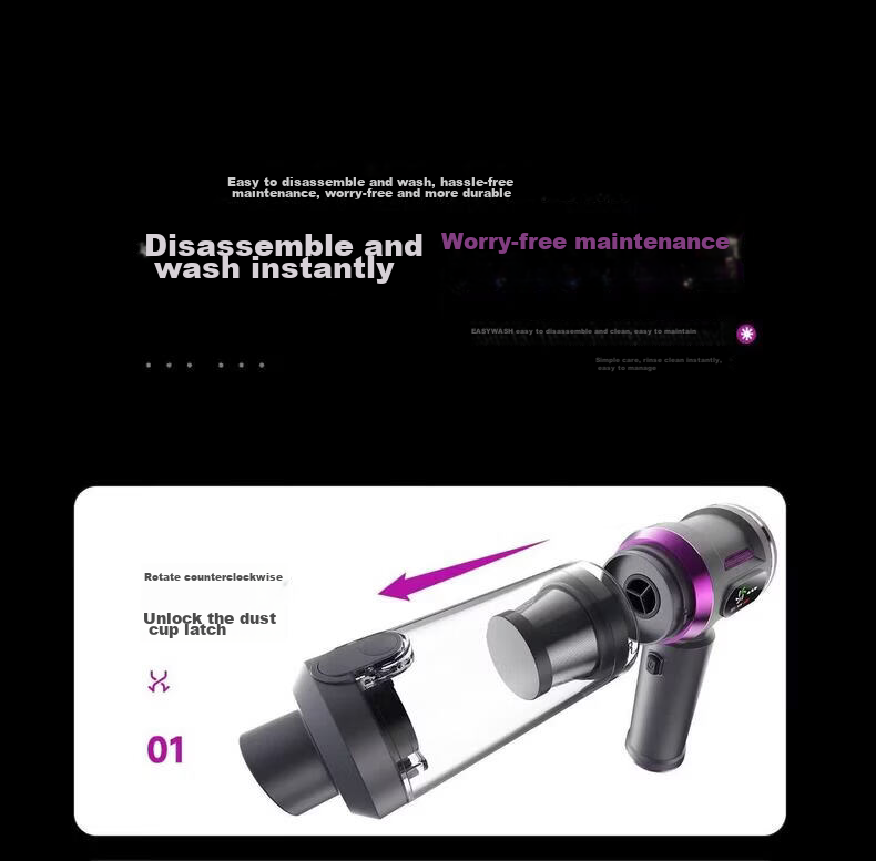 Puppy Car Vacuum Cleaner Handheld High Battery Life Wireless Powerful Vacuum and Blower Dual-Use Pet Hair Remover with Storage Bag 39