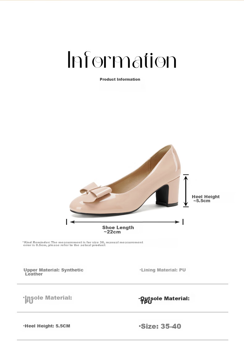 Daphne Nude Pink High Heels Women 2026 New Summer Comfortable Bowknot Chunky Heel Round Toe Nude Pink Size 37 6