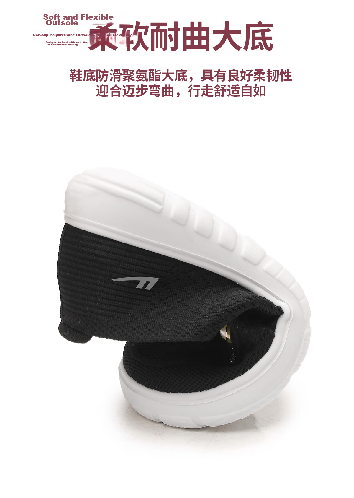 Warrior Old Beijing Cloth Shoes Comfortable Soft Sole Non-Slip Walking Shoes for Elderly Women Ages 60-70, Khaki, Size 38 Model 1767 4