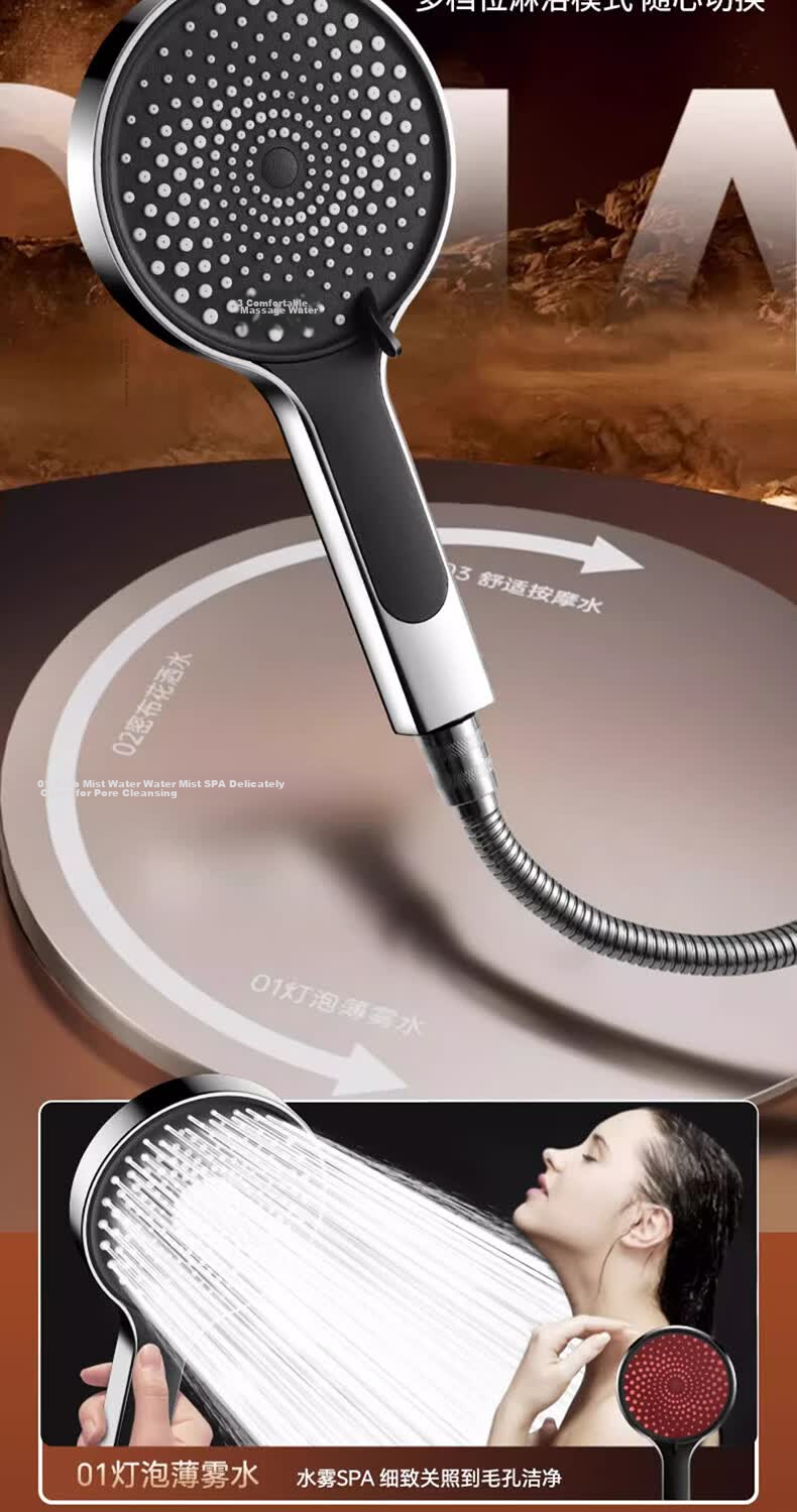 DEMANBO Seiko Shower Head High-Pressure Multifunctional Home Bathroom Large Panel Handheld Showerhead 11