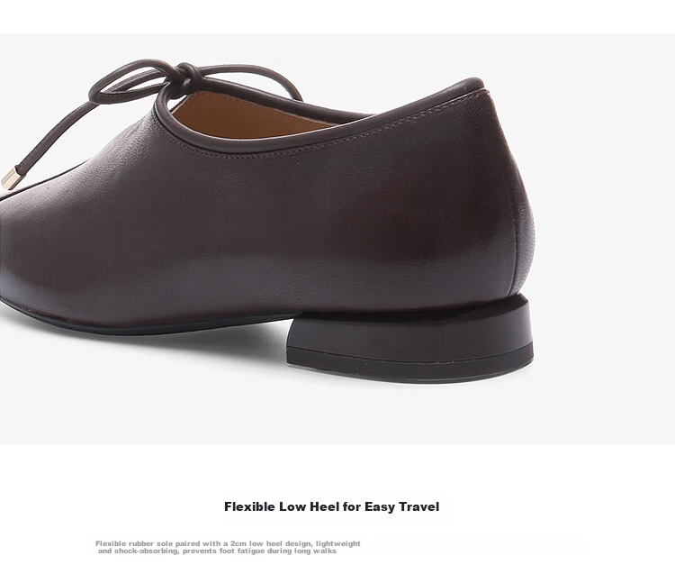 Le Saunda Summer New Square Toe Slip-On British Style Sheepskin Chunky Heel Granny Flats Women 32301 Brown BRK39 6