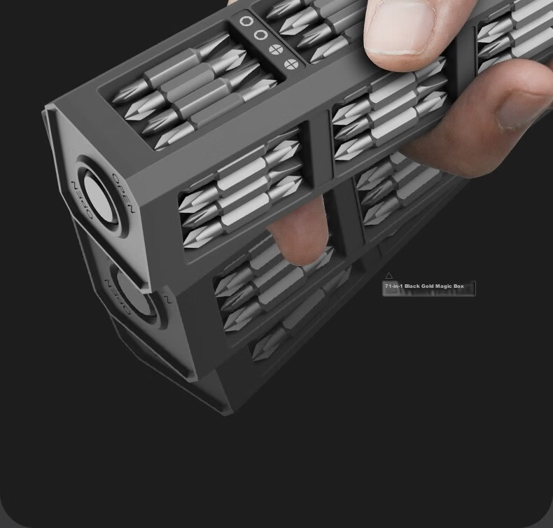 DELIXI Ratchet Screwdriver Set Multi-Function Phillips and Slotted Household Universal Small Screwdriver 9