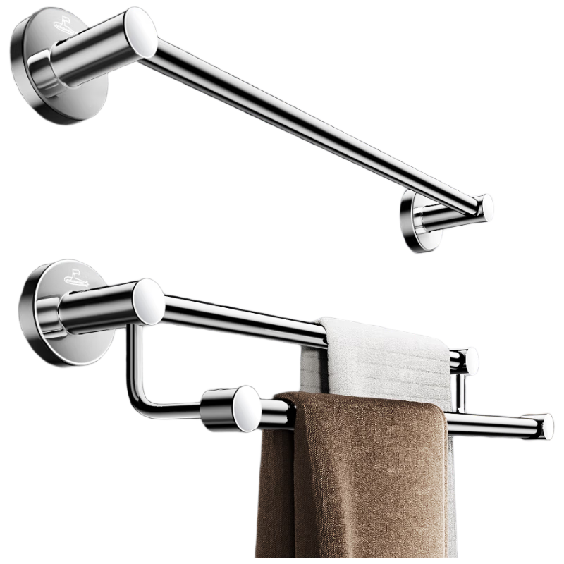 Submarine 304 Stainless Steel Towel Rack No-Drill Bathroom Storage Rack Bathroom Accessories Towel Hanger QSTBXGDM60Y