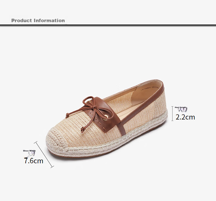 Laird Island Evening Breeze Round Toe Casual Flat Fisherman Shoes for Women 19902 Cream White OWF 38 12