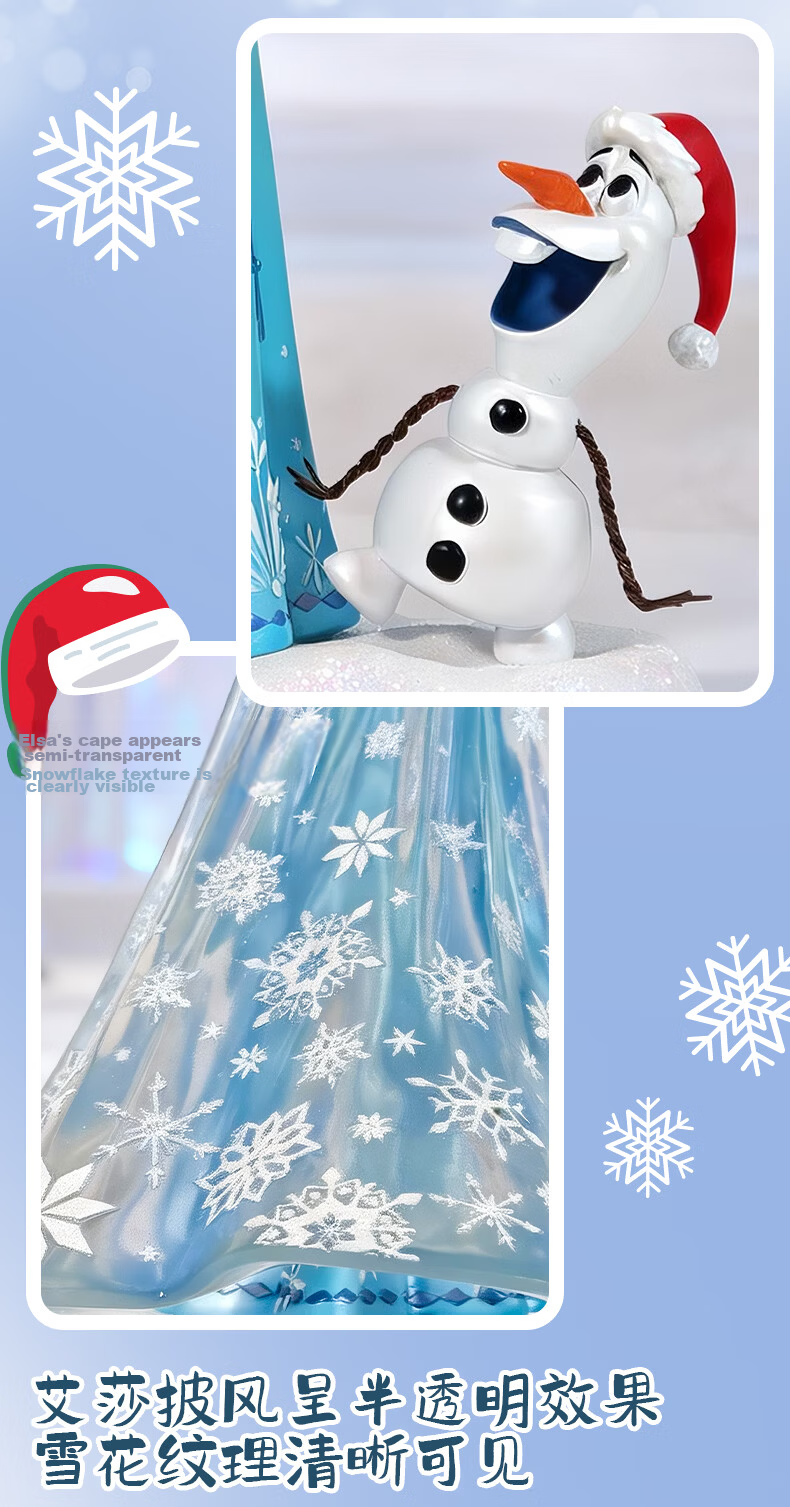Disney Frozen Elsa and Olaf Figurine Decoration Elsa Queen Birthday Gift Graduation Gift 8