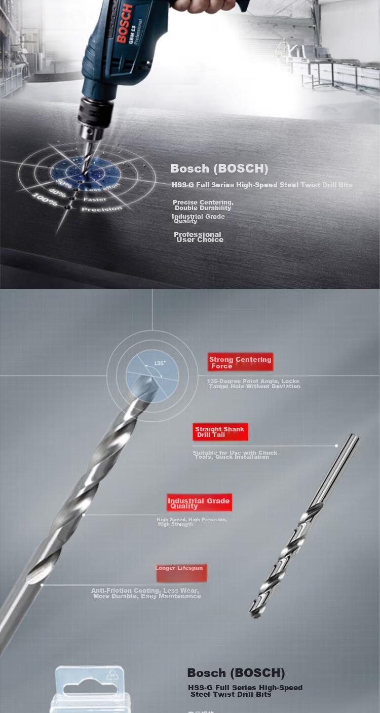 BOSCH HSS-G High-Speed Steel Twist Drill Bit - Ground 4.2mm, 10 Pieces, Model 2608595060 1