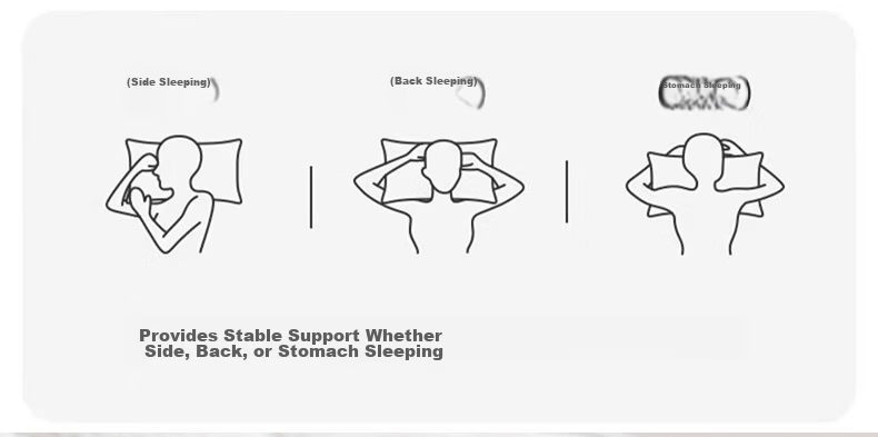 Hodo Embroidered Natural Latex Pillow Core Neck Support Pillow Adult Pair Cervical Pillow Core 48*74cm 5