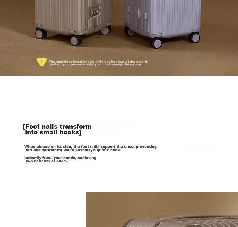 90 Points 20-Inch Aluminum Frame MAX Luggage 2026 New Travel Suitcase Trolley Carry-On Password Lock Soft Matte Purple 38