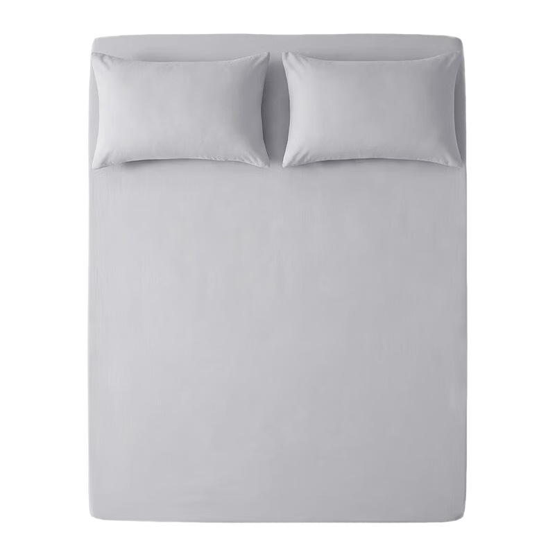 DEARREDAMANCY × JDear JD.com Co-branded Pure Cotton Knitted Ultra-Soft Class A Fitted Sheet 1.8m Moon Shadow Gray