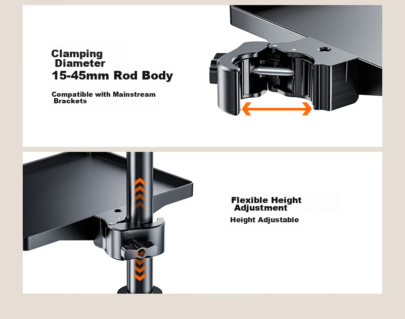 Llano Tripod Accessory/Position Extension Clamp/1/4 Screw 13