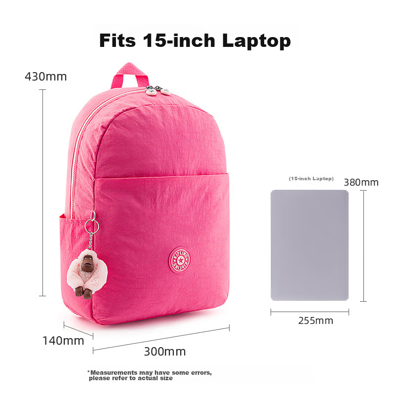Kipling Large Capacity Backpack School Bag Junior High School BTS HAYDAR Blue Patchwork Birthday Gift 1