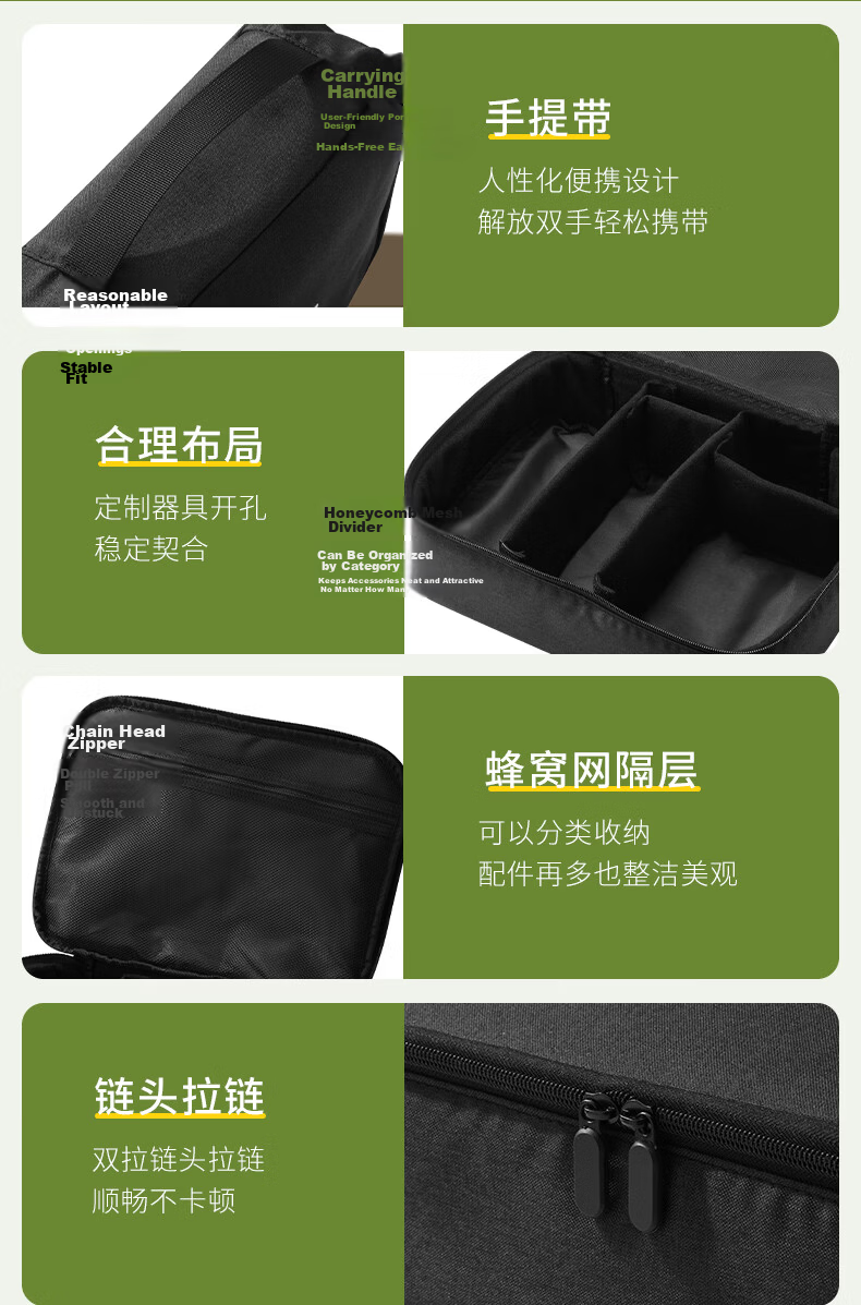 CLITON Portable Italian Coffee Machine Set Storage Bag with Tamper and Portafilter Holder Carrying Case 7